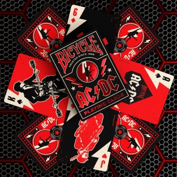 AC/DC žaidimo kortos Bicycle